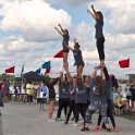Scarborough High School cheerleaders leading a cheer!