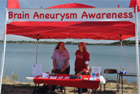 Brain Aneurysm Awareness Tent